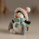 Polystone souvenir "Penguin in mini-nog" MIX 7x6x7 cm