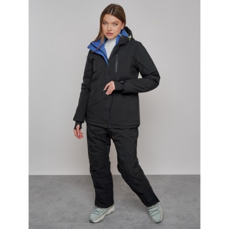 Ski suit female, size 42, black color-19