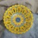 Rishtan ceramics "Patterns", 28 cm, yellow fruit