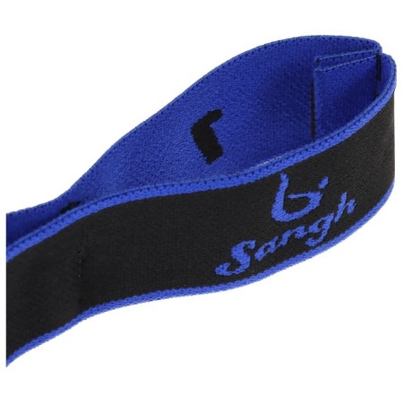 Espander-tone elastic with captures, 90 x 4 cm, medium, blue color-10