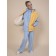 Vit for girls, height 128 cm, yellow color