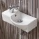 Comforty 7947ar sink, right, suspended, white color