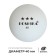 Boshika table tennis ball, d = 40 mm, 3 stars, white color