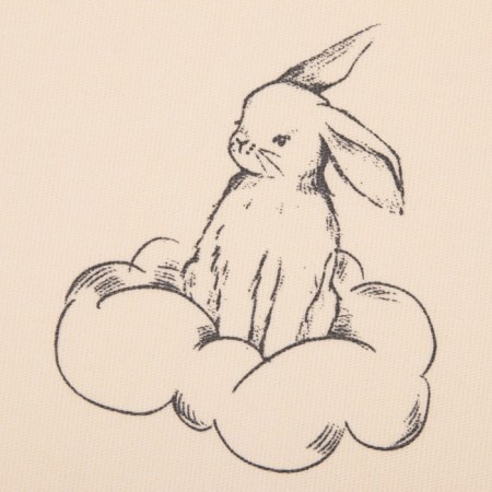 Curtain Ethel "Hares in the Clouds", 145x260 cm, 100% cotton-1
