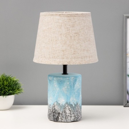 Hell lamp "Amanda" E27 40W gray-blue 20x20x33 cm