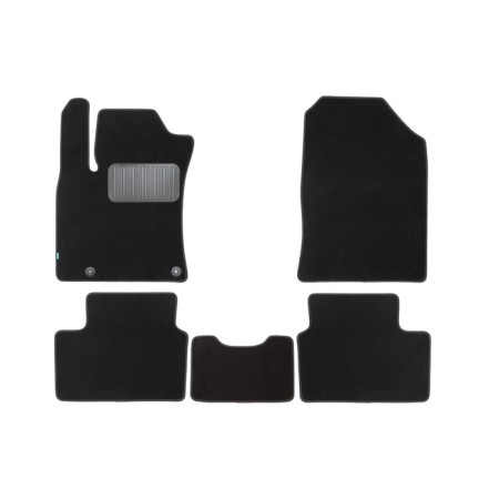 Rugs in Premium Salon for Kia Ceed, 2018-2021, 2021-, Un., 5 pcs., Textile