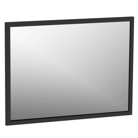 Hinged mirror Aurelio 59, 800 × 600 mm, color Anthracite / Blackwood satin