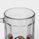 New Year's glass mug for beer "Golden Snakes", 500 ml, mix