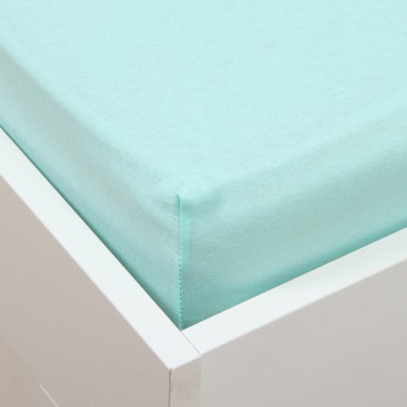 Knitted sheet on the elastic band 160x200x20cm, menthol waders, 120g/m HL100%-1
