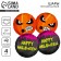 Bouquet of balls "Halloween", foil, set 2 pcs.