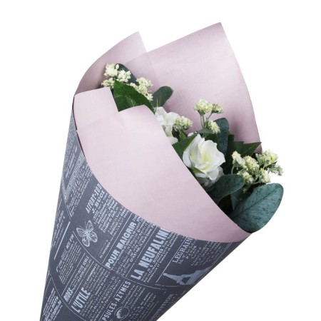 Paper packing craft white "Gazeta", 0.68 x 8 m-2