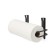 Holder for paper towels of a suspended umbra squire, black color