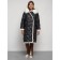 Coat insulated winter female, size 46, black color