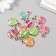 Decor for creativity plastic for metal "God's cow is bright" mix set 10 pcs 2.1x1.7 cm