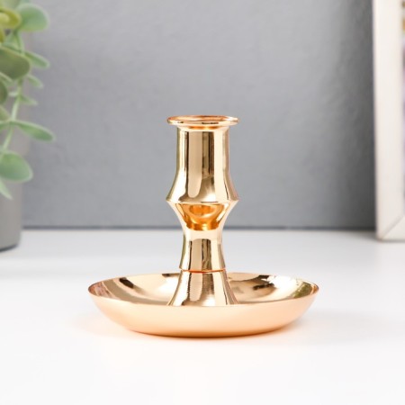 Summary metal per 1 candle d = 2 cm "Kalland" gold 10x10x9 cm-1