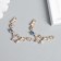 Decor for creativity Metal 2 ears "Star and months" gold 2.3x3.3 cm