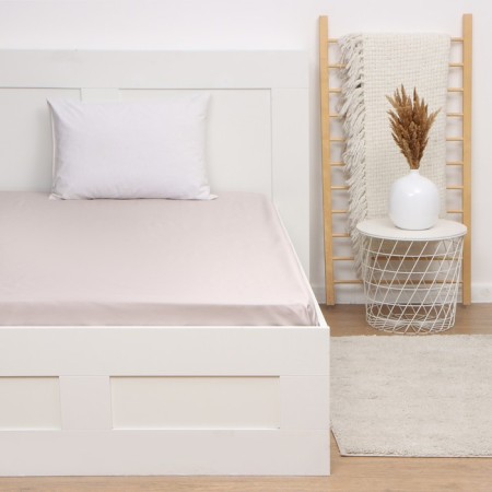 Silver Cloud, 220x240 cm, Maco-Satin, 114g/m2, 100% cotton sheet