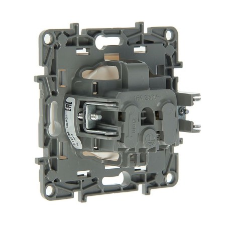 LEGRAND ETIKA 672220, 16 A, single, hidden, without salary, white-1