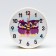 Clock - tablesporal “owls”, discrete move, di -8 cm dial, 9.5 x 9.5 cm, aa