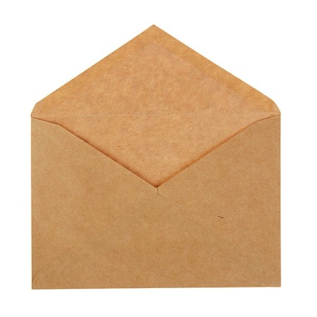 Envelum CRAPHT CREAM C6, 114 x 162 mm, triangular valve, glue, 80-90 g/m2, in a package of 1000 pieces-2
