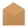 Envelum CRAPHT CREAM C6, 114 x 162 mm, triangular valve, glue, 80-90 g/m2, in a package of 1000 pieces