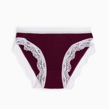 Cowards women's slips, burgundy color, rr 44-46