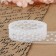 Capricon lace, 15 mm × 10 ± 1 m, white color