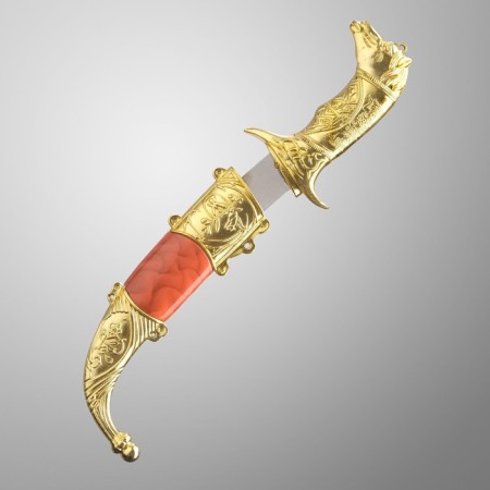 Souvenir knife, 19 cm, horse -shaped handle, mix-2
