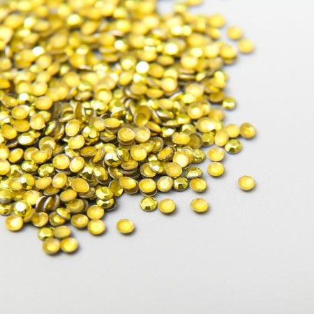 Decor for creativity Metal "Yellow circles" set 2000 pcs 0.2x0.2 cm
