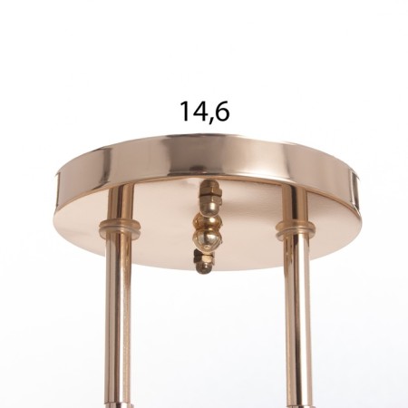Aion chandelier BP 2x40W E27 Gold Model: 2612380-4
