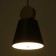 Lamp Bayerlux 2285/1b LED black and gold 20x20x24-124 cm