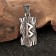 Scandinavian amulet "Runa Berkan", 3.5 g, 31x15 mm, KNOU 9x5 mm