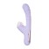 Vibrator with up & down jos spinny, 23 cm, silicone, purple color
