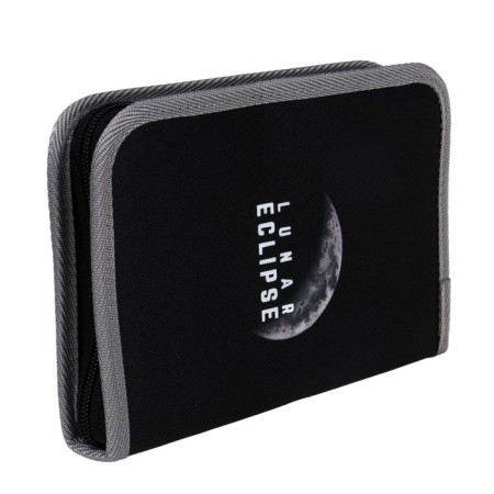 Penal 1 section, 135 x 205 x 30 mm, textile, Erich Krause Mooncycle, Black 57557-2
