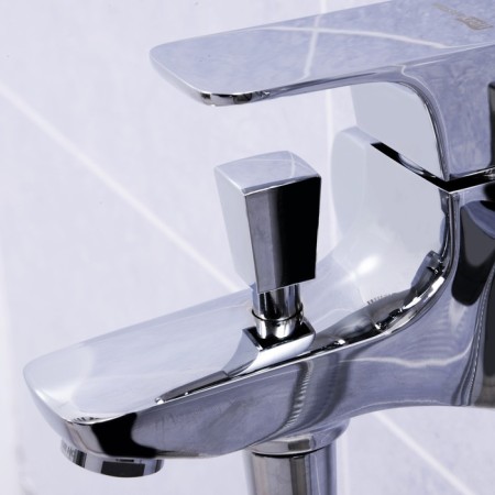 Wasserkraft Salm 2701 bath mixer, single -leaf, watering can, pour 99 mm, chrome-2