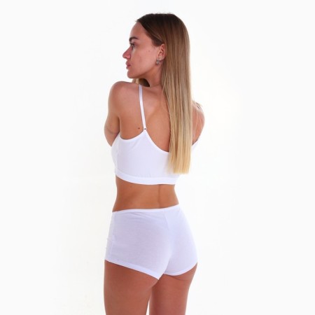 Cowards women's shorts, white color, size 46-2