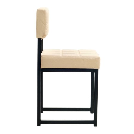 Chair "Loft 3", black/milk reptile-4