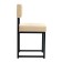 Chair "Loft 3", black/milk reptile