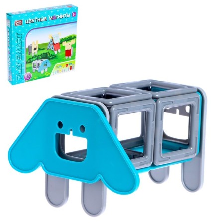 Designer magnetic "colored magnets", 40 parts