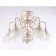 Ceiling chandelier Ambrella Light, Traditional, TR3057, 5HE27, beige color, gold