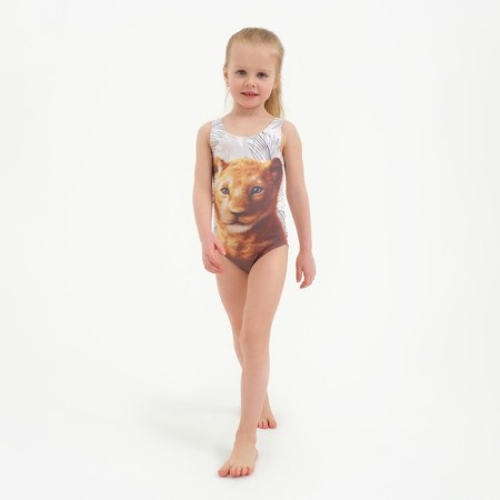 Children's swimsuit KAFTAN "Tigerok", height 110-116 (32), beige-3