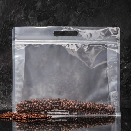 Transparent bag with a pen, 35 x 30 x 4 cm-1