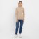 Turtleneck female, beige color, size 50