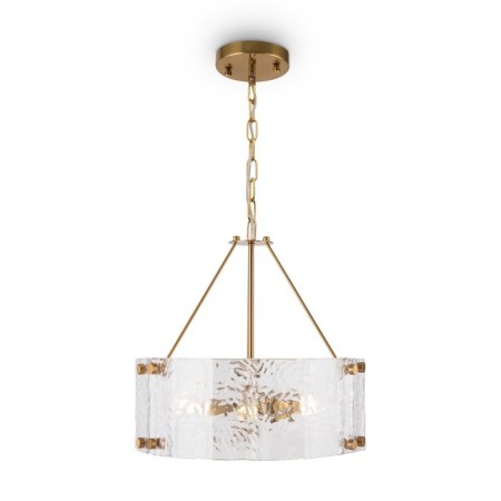 Suspended lamp 60W, 6XE14, 42x45x45 cm, brass-1