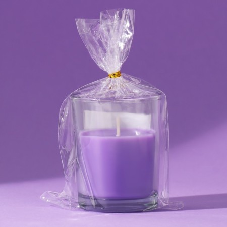 Aromatic candle "Lavender", 5 x 6 cm.-2
