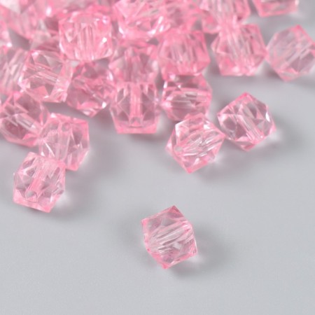 Busins ​​Plastic "Crystal multi -graphic. Pink nude" Transparent set of 20 g 1x1x1 cm