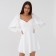 Dress summer female mist size 44, white color