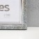 Photo frame Plastic "Vintage" 30x40 cm, frosty silver