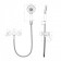 Lemark Minima LM3803C shower mixer, single -leaf, without spout, watering can