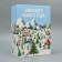 Folding box "Snow New Year", ice rink, 22 x 30 x 10 cm, new year